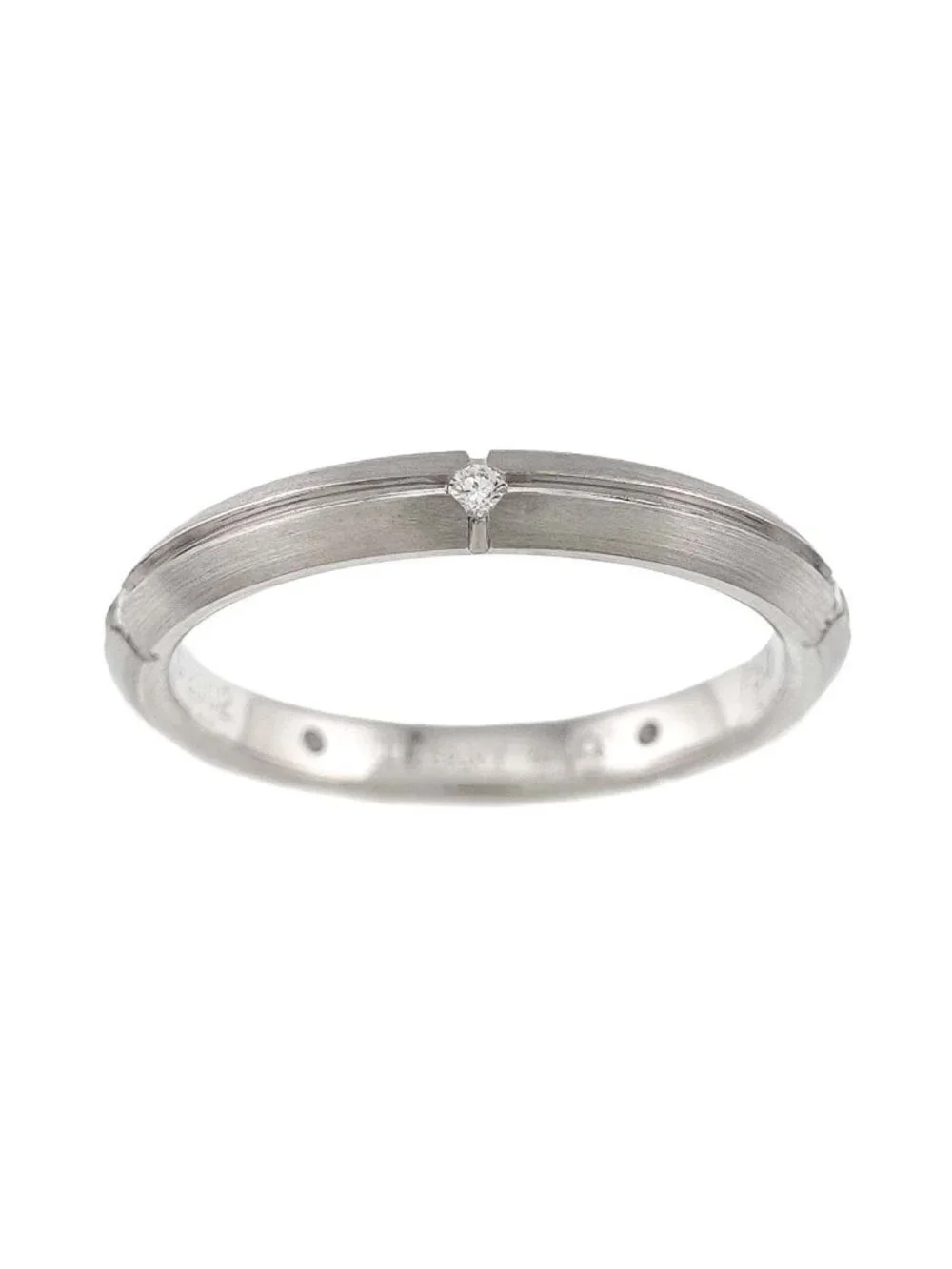 Tiffany & Co Streamerica Ring Diamond 18k WG White Gold 750